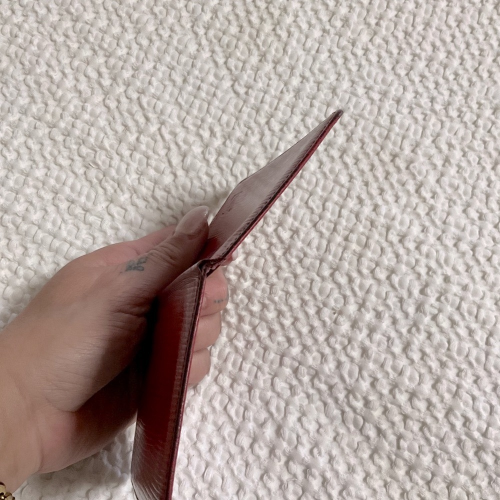 Louis Vuitton Epi Red Card Holder - Picture 7 of 8